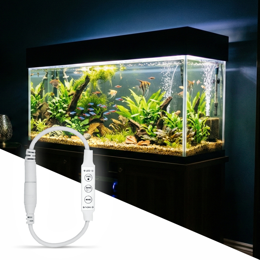 Sterownik Ściemniacz Włącznik Mini do świetlówek LED 12V 24V 5A 60W
